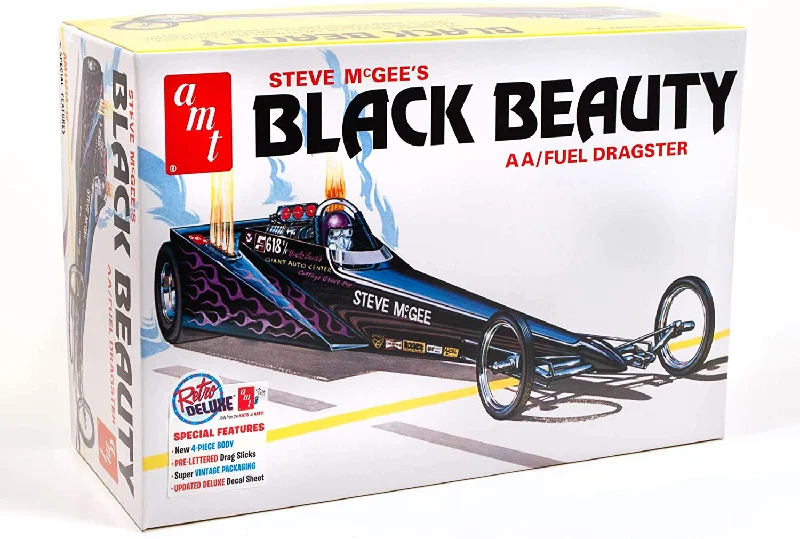 Steve McGee Black Beauty Wedge Dragster (1/25 Scale) Plastic Vehicle Model Kit