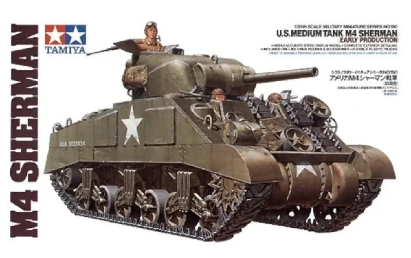 US M4 Early Sherman (1/35 Scale) Plastic Military Model Kit