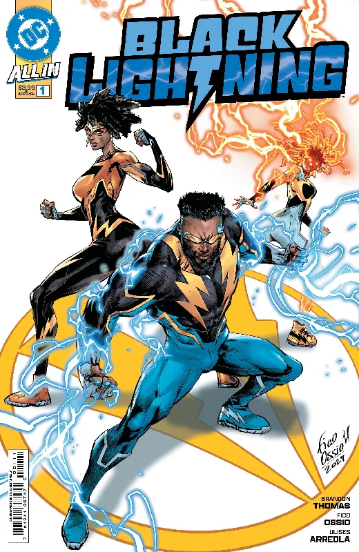 Black Lightning #1 A Fico Ossio Brandon Thomas (11/13/2024) Dc