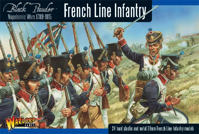 Black Powder Napoleonic Wars French Line Infantry 1806-1810, 28 mm Scale Model Figures