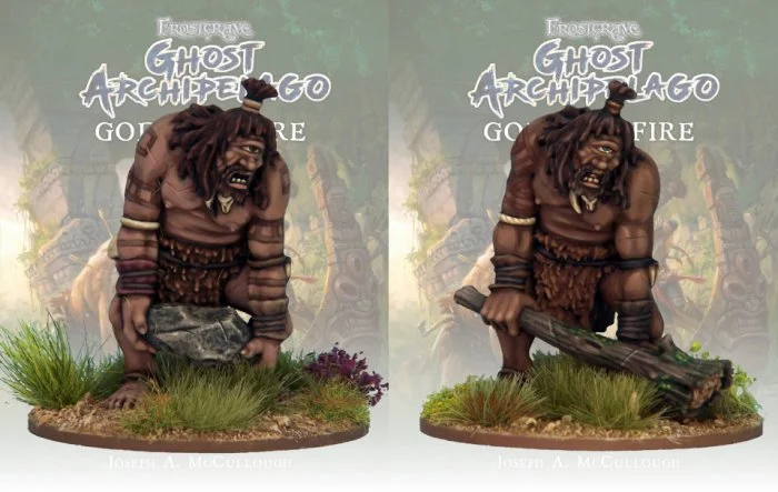 Frostgrave Ghost Archipelago Cyclops, 28 mm Scale Model Metal Figure