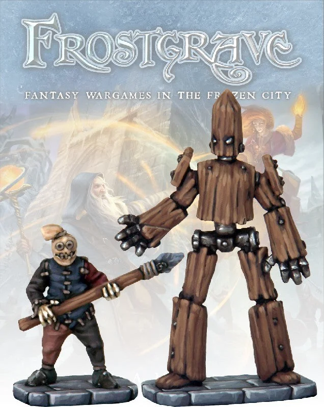 Frostgrave Small & Medium Constructs, 28 mm Scale Model Metal Figures