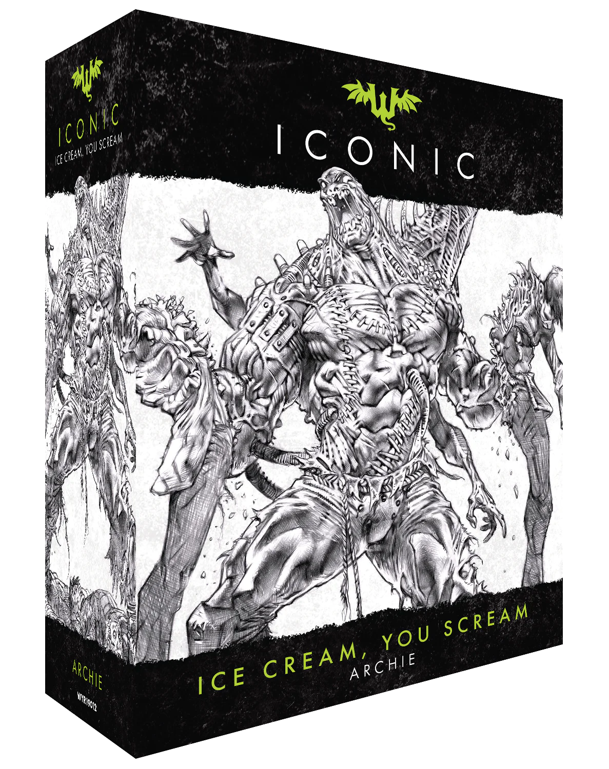 Malifaux (M3E) Iconic “Ice Cream, You Scream – Archie”, 32 mm Scale Model Plastic Figure