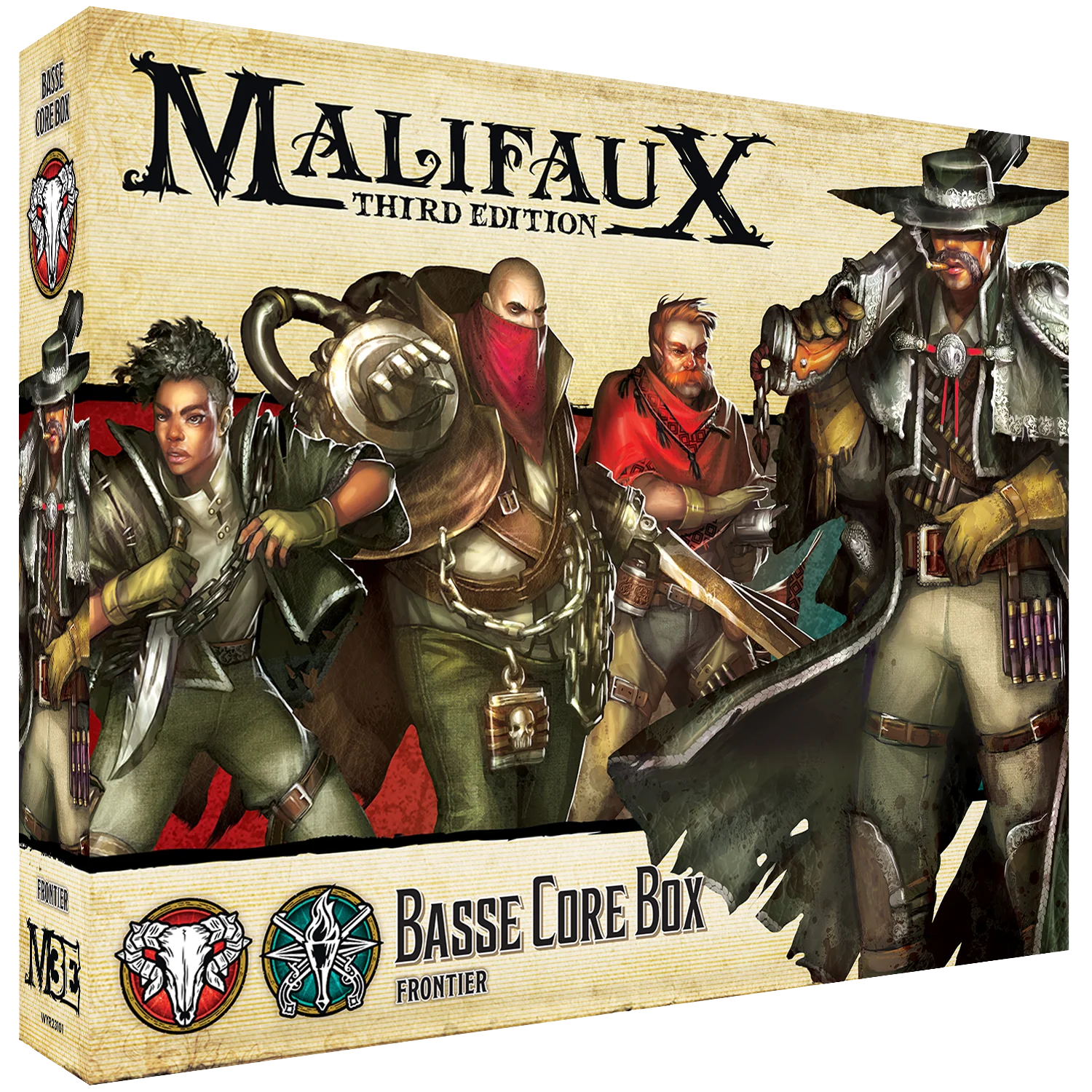 Malifaux (M3E) The Guild/Explorer’s Society “Master Cornelius Basse” Core Set, 32 mm Scale Model Plastic Figures