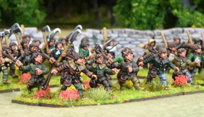 Oathmark Halfling Border Scouts, 28 mm Scale Model Metallic Figures