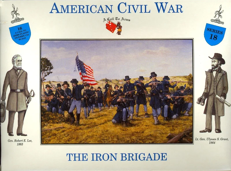 American Civil War Union Army Iron Brigade 1/32 (54 mm) Scale Model Plastic Figures