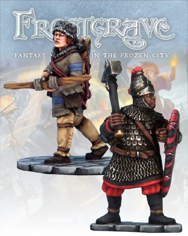 Frostgrave Captains I, 28 mm Scale Model Metal Figures