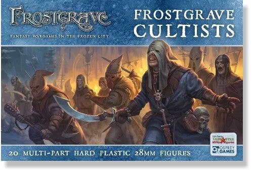 Frostgrave Cultists, 28 mm Scale Model Plastic Figures