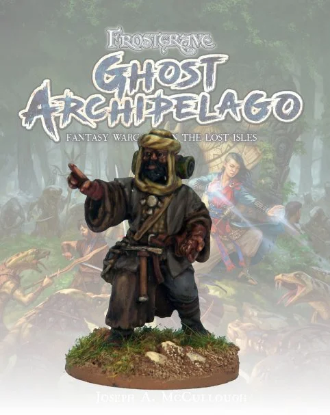 Frostgrave Ghost Archipelago Earth Warden, 28 mm Scale Model Metal Figure