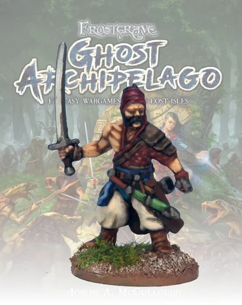 Frostgrave Ghost Archipelago Heritor 1, 28 mm Scale Model Metal Figure