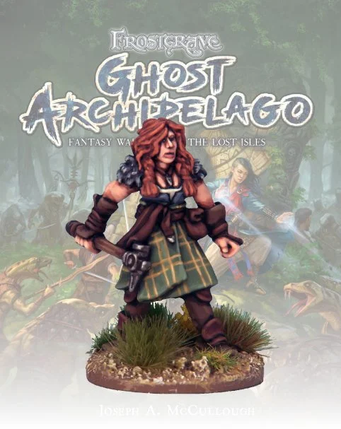 Frostgrave Ghost Archipelago Heritor II, 28 mm Scale Model Metal Figure