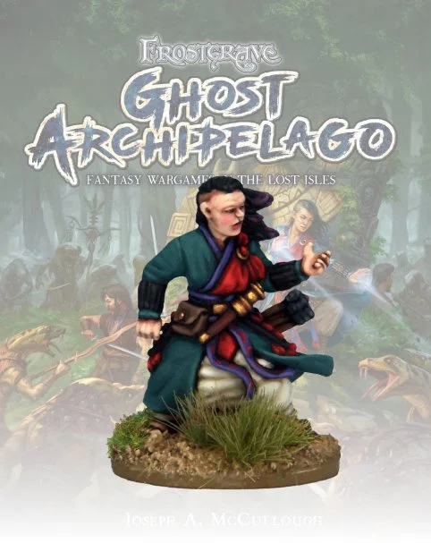 Frostgrave Ghost Archipelago Storm Warden, 28 mm Scale Model Metal Figure