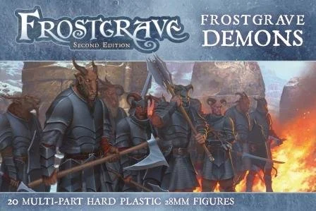 Frostgrave Demons, 28 mm Scale Model Plastic Figures