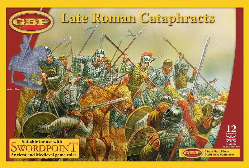 Late Roman Cataphracts, 28 mm Scale Model Plastic Figures