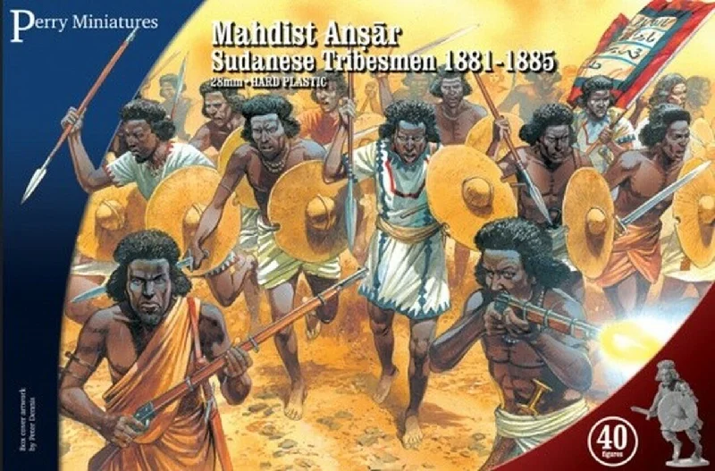 Mahdist Ansar Sudanese Tribesmen 1881-1885 (28 mm) Scale Model Plastic Figures