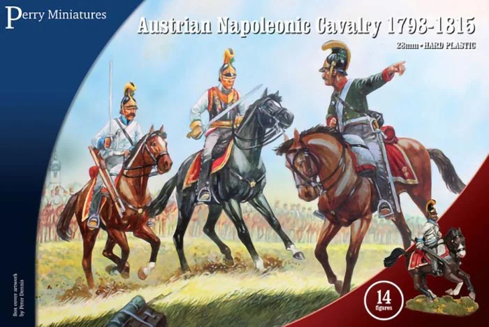 Napoleonic Austrian “German” Cavalry 1798 – 1815, 28 mm Scale Model Plastic Figures