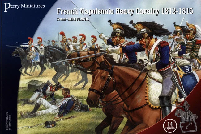 Napoleonic French Heavy Cavalry 1812 – 1815, 28 mm Scale Model Plastic Figures