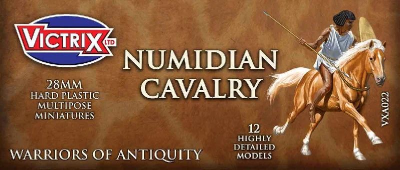 Numidian Cavalry, 28 mm Scale Model Plastic Figures