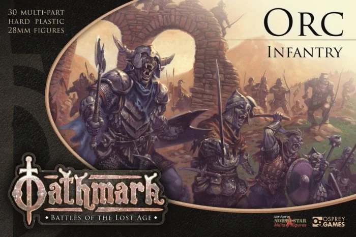 Oathmark Orc Infantry, 28 mm Scale Model Plastic Figures