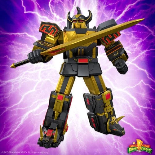 SUPER 7: ULTIMATES! - MIGHTY MORPHIN POWER RANGERS WAVE 5 - MEGAZORD (GOLD/BLACK) ACTION FIGURE