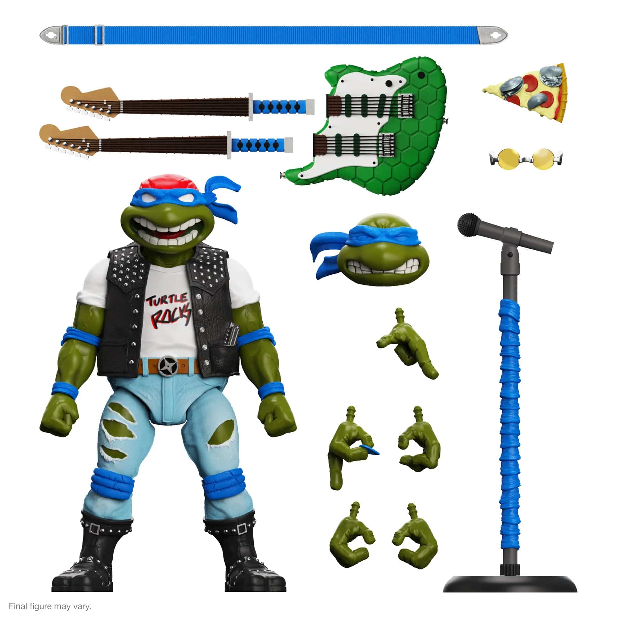 SUPER7: TMNT ULTIMATES! WAVE 10 - CLASSIC ROCKER LEO ACTION FIGURE