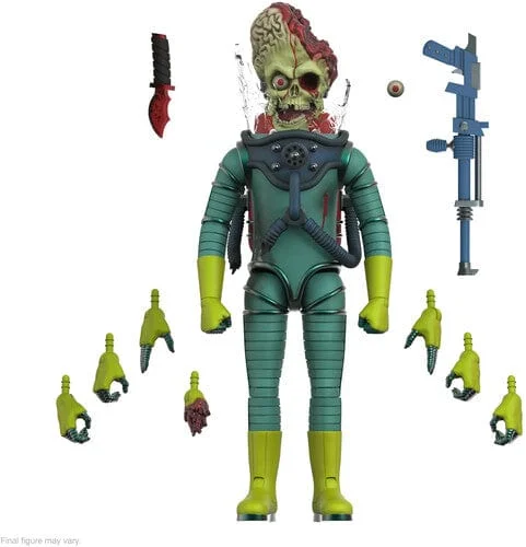 SUPER7: ULTIMATES! - MARS ATTACKS WAVE 1 - MARTIAN (SMASHING THE ENEMY) ACTION FIGURE