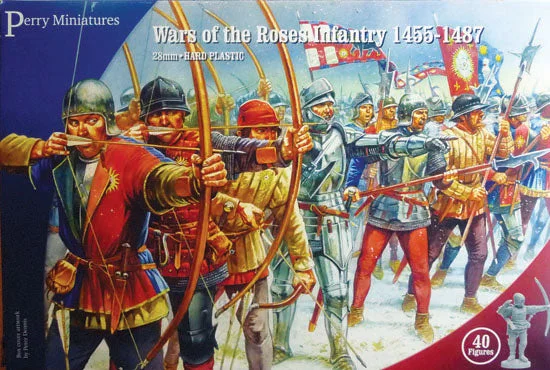 Wars Of The Roses Infantry 1455 - 1487, 28 mm Scale Model Plastic Figures